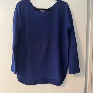 Blue Long Sleeve Sweater